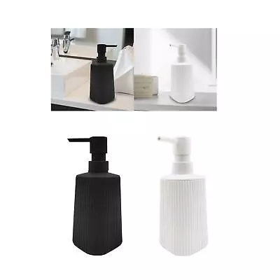 13oz Liquid Soap Dispenser Handwash Container For Wash Room Bathroom Shampoo • £13.80