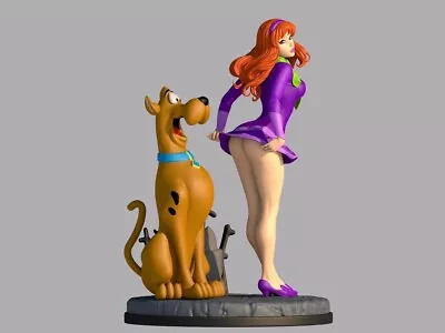 Scooby Doo Velma Sexy Figure Handmadee Painting Bigger %150 • $145