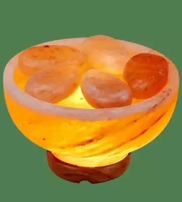 Himalayan Salt Lamp Massage Stone Warmer • $99.89