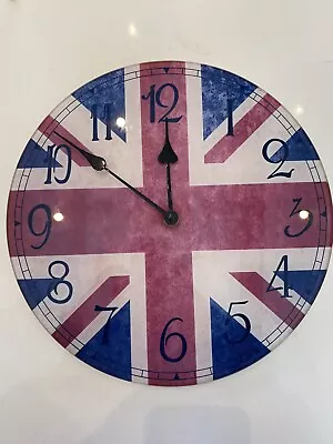 Union Jack Clock 30cm • £10