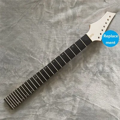 Reverse Head 7 String Maple Electric Guitar Neck Replacement 24 Frets White Head • $89.10
