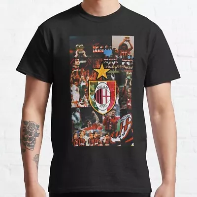 HOT SALE! Ac Milan Classic  Retro Vintage T-Shirt S-5XL • $19.99