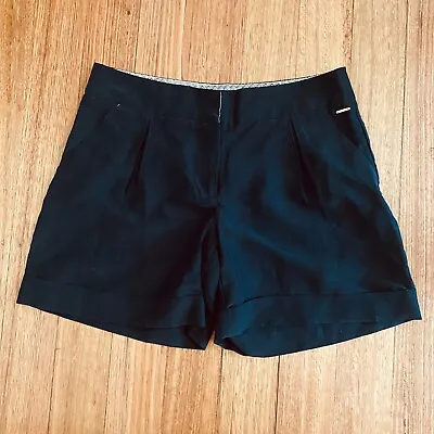 Missoni For Target Womens Shorts Size 10 Black Silk Blend Pleat Front NEW • $19.24