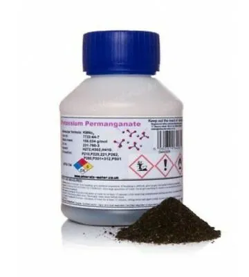£11.97 • Buy Potassium Permanganate 99%+ Pure Grade 10g - 200g POT PERM Disinfectant FREE P&P