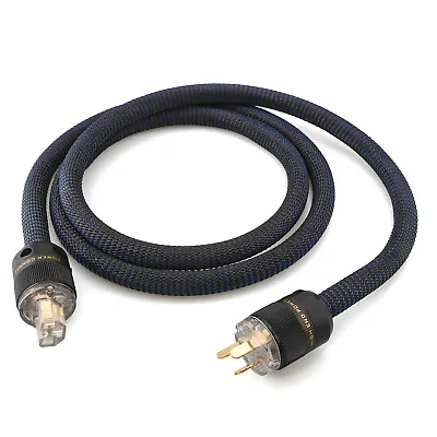 10Awg Amplifier HIFI Power Cable Audiophile Mains Supply Cord With IEC AU Plug • $116.94