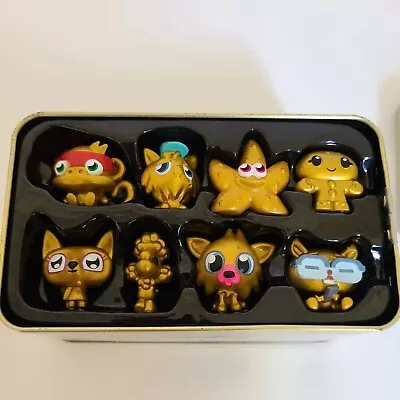 Spin Master Moshi Monsters 8 Limited Edition Gold Characters Original Metal Tin • $24.99