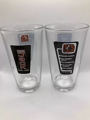 2 Vintage Cider Jack Hard Cider Pint Glasses • $25