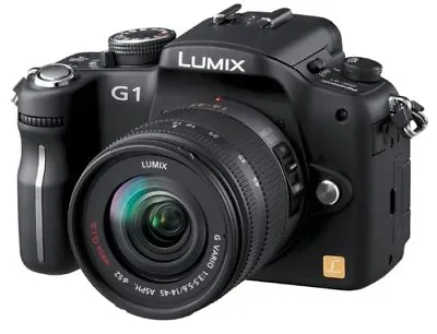 Panasonic Digital Slr Lumix G1 Lens Con Photo Black Dmc-G1K-K • $379.99