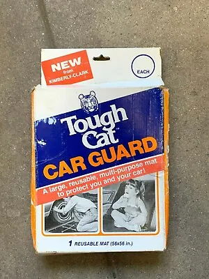 $14.99 • Buy Vintage NOS Tough Cat Car Seat Cover Guard Mat/Blanket 56x56  CHEVY GM FORD USA