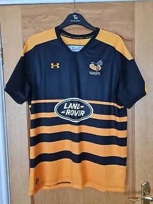 Mens London Wasps Under Armour 2018 2019 Rugby Jersey Shirt UK Size XL  • £26.50