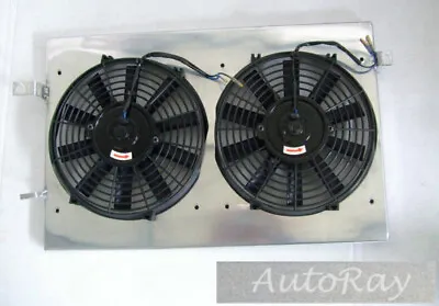 Aluminum Shroud & Fans For FORD MUSTANG GT / GTS / SVT 3.8 / 5.0 MT 1994-1995 • $118