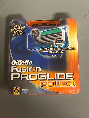 Gillette Fusion ProGlide Power Blades - 6 Cartridges - Brand New - FREE POST • $39.90