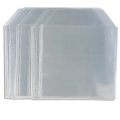£6.99 • Buy Neo Cd Dvd Disc Clear Cover Cases Plastic 80 120 150 Micron Sleeve Wallet