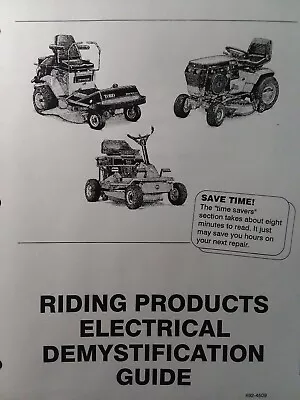 Toro Zero-Turn Timecutter Z Electrical Demystification Wiring Diagram Manual • $59.80