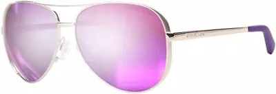 MICHAEL KORS MK5004 10034V Chelsea Rose Gold-Tone Purple 59mm Women's Sunglasses • $59.95