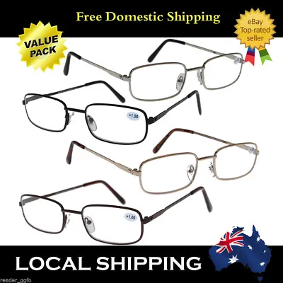 Men Mens Ladies Metal Magnifying Reading Glasses Bulk Sale Deal 1.0~4.0 • $14.99