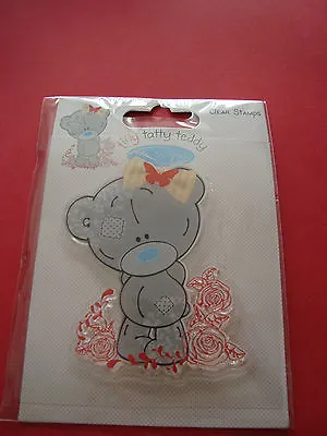 Me To You Tatty Teddy Girl Character Roses Clear Stamp For Cards Scrapbook Craft • £4.99