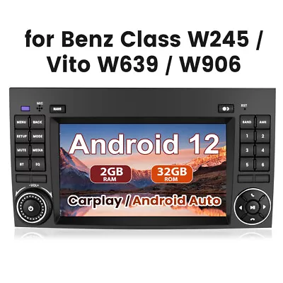 For Mercedes Benz A B Class Vito Viano Sprinter Android 12 GPS Radio 2+32GB Navi • £149.99