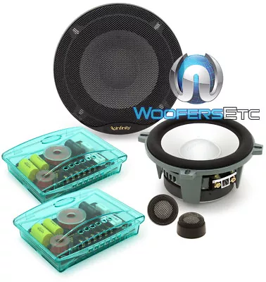 Infinity Kappa Perfect 5.1 5.25  400w Component Speakers Tweeters Crossovers New • $299.99