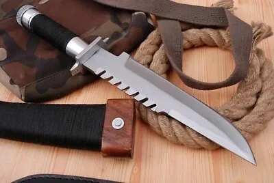 Custom Handmade D2 Commando Knife Tactical Knife Movie Knife Hunting Movie Knife • $75