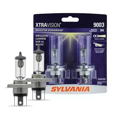 SYLVANIA - 9003 XtraVision - High Performance Halogen Headlight Bulb (2 Bulbs) • $20.75