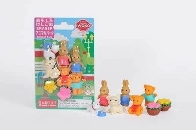 £5.25 • Buy Iwako Novelty Japanese Puzzle Erasers Set - Animal Park