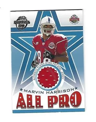 Marvin Harrison 2003 Topps Pro Bowl Jersey Card # AP-MH            • $15