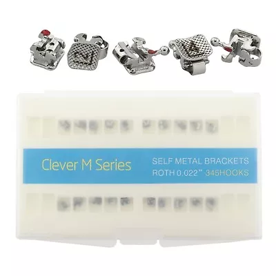 Dental Orthodontic Interactive Self Ligating Metal Bracket Roth 022 345 GAC 5-5 • $62.09