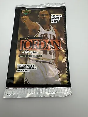 1995 Upper Deck The Michael Jordan Milk Caps And Slammer Vintage Sealed Pack • $2.50