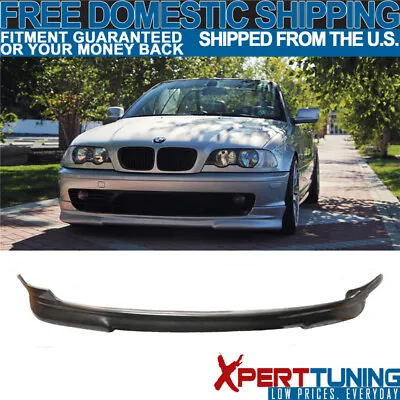 Fits 99-03 BMW E46 3-Series Front Bumper Lip Spoiler PU • $109.99