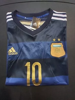 Argentina Away Soccer Jersey Blue Color Small Size For Adults Messi • $34.99