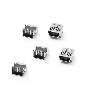 10Pcs NEW Mini USB Type B 5-Pin Female Socket Right Angle DIP Jack Connector  • $1.97