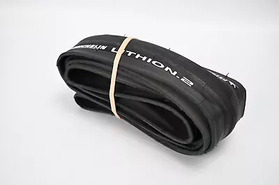 Michelin Lithion 2 Tire 700x25C Folding Road Bike Clincher 60TPI Black • $33.99