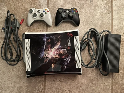 $149.99 • Buy Microsoft Xbox 360 Original 2005 Console W/Gears Of War Decals + 6 Games