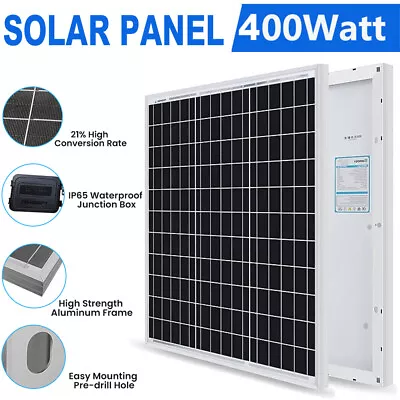 400W Watt Mono Solar Panel 12V Charge Power Camping Home RV Boat Marine Off-grid • $229.99