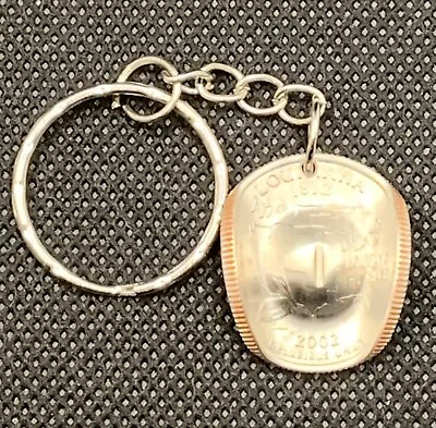 1999-2009 Cowboy Hat Key Chain Made From State/Territory Quarter Free S&H • $13.99