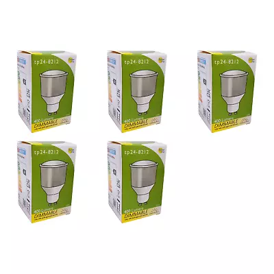 TP24 LED Dim Long Neck Reflector Light Bulb 3.5W GU10 L1 Warm White 8212 X5 • £36.89