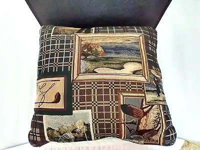 Golf Tapestry Throw Pillow Featuring Different Golf Scenes • $24.99