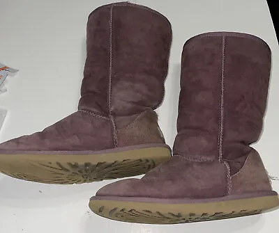 UGG Australia 5815 Classic Tall Sheepskin Winter Boots Women's 6  Light  Purple • $38.13