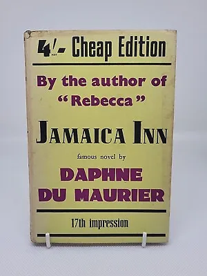 Jamaica Inn - Daphne Du Maurier: (17th Impression) 1947 HB With DJ 4' Cheap Ed • £24.95