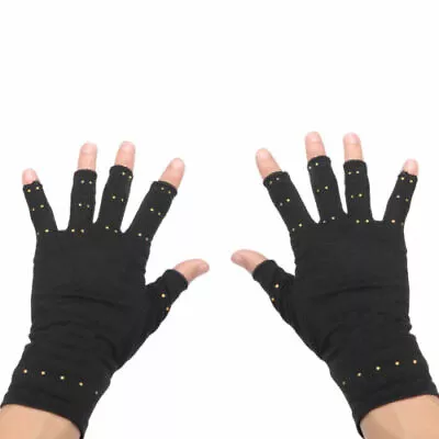 Copper Arthritis Hands Gloves As Seen On Tv Therapeutic Compression Pain Relief • $5.99