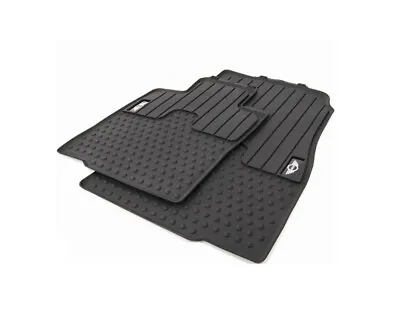 Genuine Front Black Rubber All Weather Floor Mat Set For Mini Cooper R55 R56 R57 • $68.75