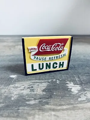 Vintage Drink Coca-Cola Pause Refresh Lunch Refrigerator Magnet • $3.71