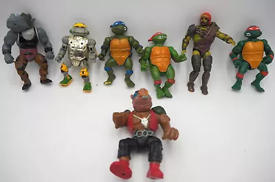 TMNT Teenage Mutant Ninja Turtles  1988-89 Playmate Toys Figures  - Vintage • $10