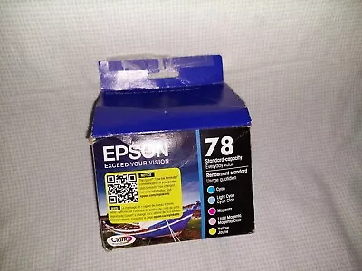 Epson 78 Pack Of 5 Color Ink Cartridges Standard Capacity 11/2025 • $49.99