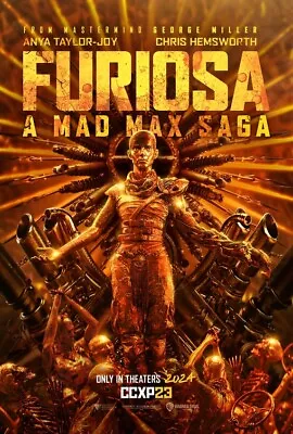 Furiosa: A Mad Max Saga (2024) Poster Custom Highest Quality Photo Wall Art • $14.99