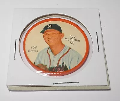 1962 Salada Tea Baseball Coin Pin #159 Roy McMillan Milwaukee Braves Near Mint • $3.71