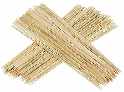 £4.99 • Buy 30 CM BBQ BAMBOO STICKS Wooden Skewers Kebab Fruit Chocolate Fountain Sticks