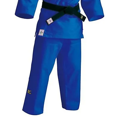 MIZUNO JAPAN Judo Gi Pants YUSHO Blue IJF Official Approved 2B-5.5B 22JP5A1527 • $102.89