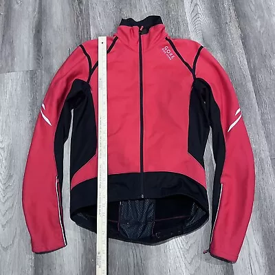 GORE BIKE WEAR WINDSTOPPER SOFT SHELL CYCLING Red MEN Size L • $29.99